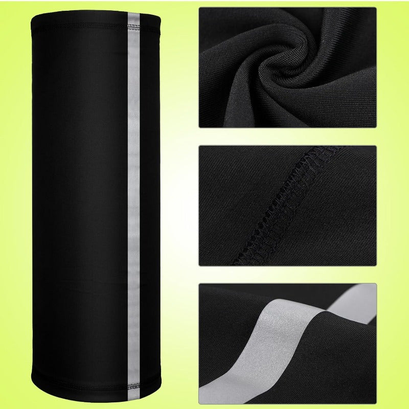 4pcs Reflective Neck Gaiters Visibility Neon Safety Bandana Wind Dust Scarf Bandanas