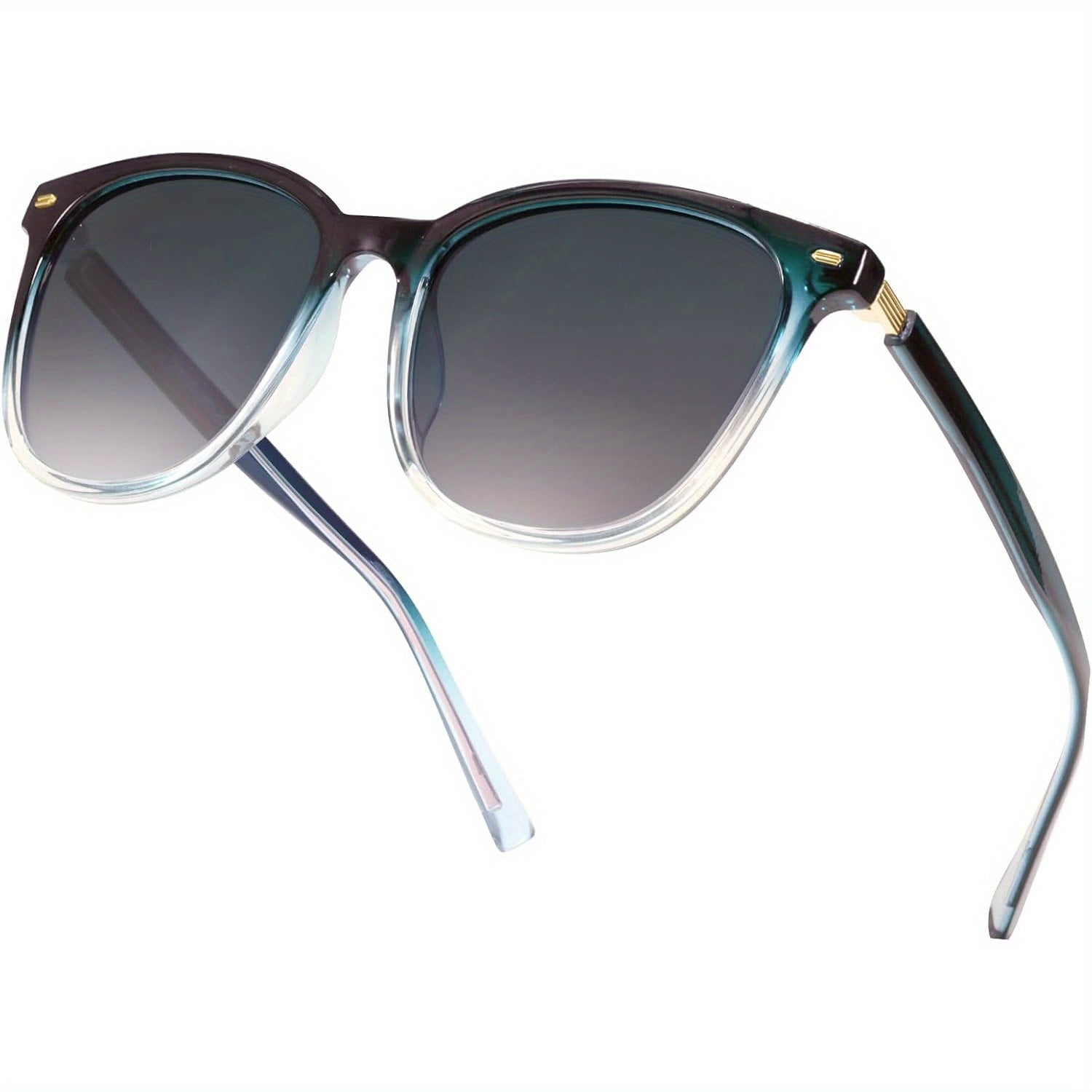 Women's Polarized Fashion Glasses with Mirrored Lens & Protection - Trendy & Stylish Large Glasses