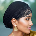 Chic Women'S Scarf with Lace Trim, Designed to Be Slightly Absorbent - Made from Stretchy, Soft, And Breathable Material for Everyday Use During Ramadan | Novelty Clothing And Additions for Women