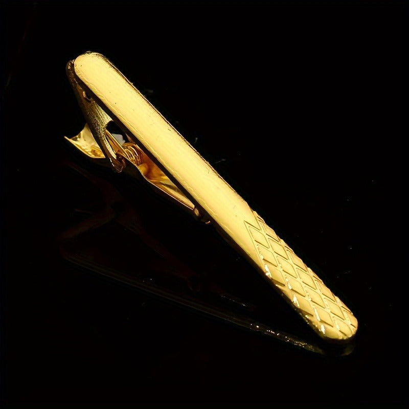 9pcs Tie Clip Set Suitable for Men's Business Suit Fashion Tie Clip Exquisite Luxury Gift for Boyfriend Suitable for All Formal Occasions Christmas and Halloween Small Gifts