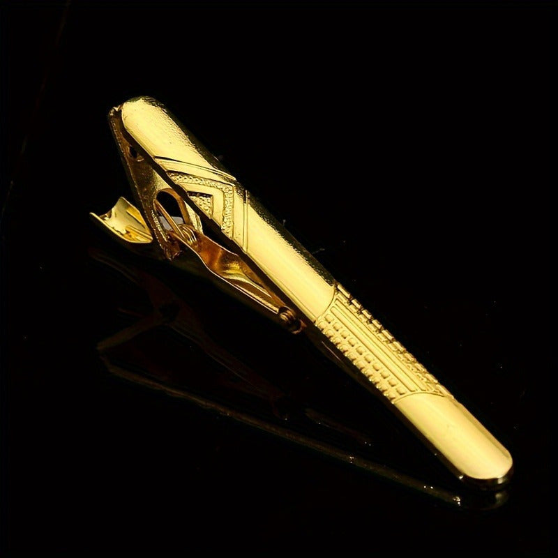 9pcs Tie Clip Set Suitable for Men's Business Suit Fashion Tie Clip Exquisite Luxury Gift for Boyfriend Suitable for All Formal Occasions Christmas and Halloween Small Gifts