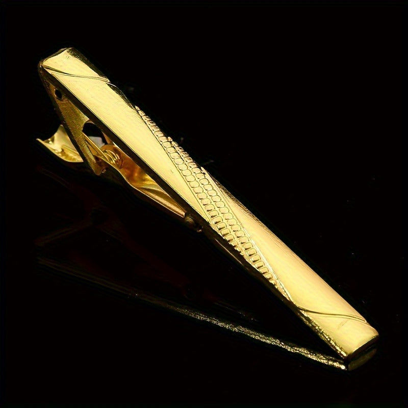 9pcs Tie Clip Set Suitable for Men's Business Suit Fashion Tie Clip Exquisite Luxury Gift for Boyfriend Suitable for All Formal Occasions Christmas and Halloween Small Gifts