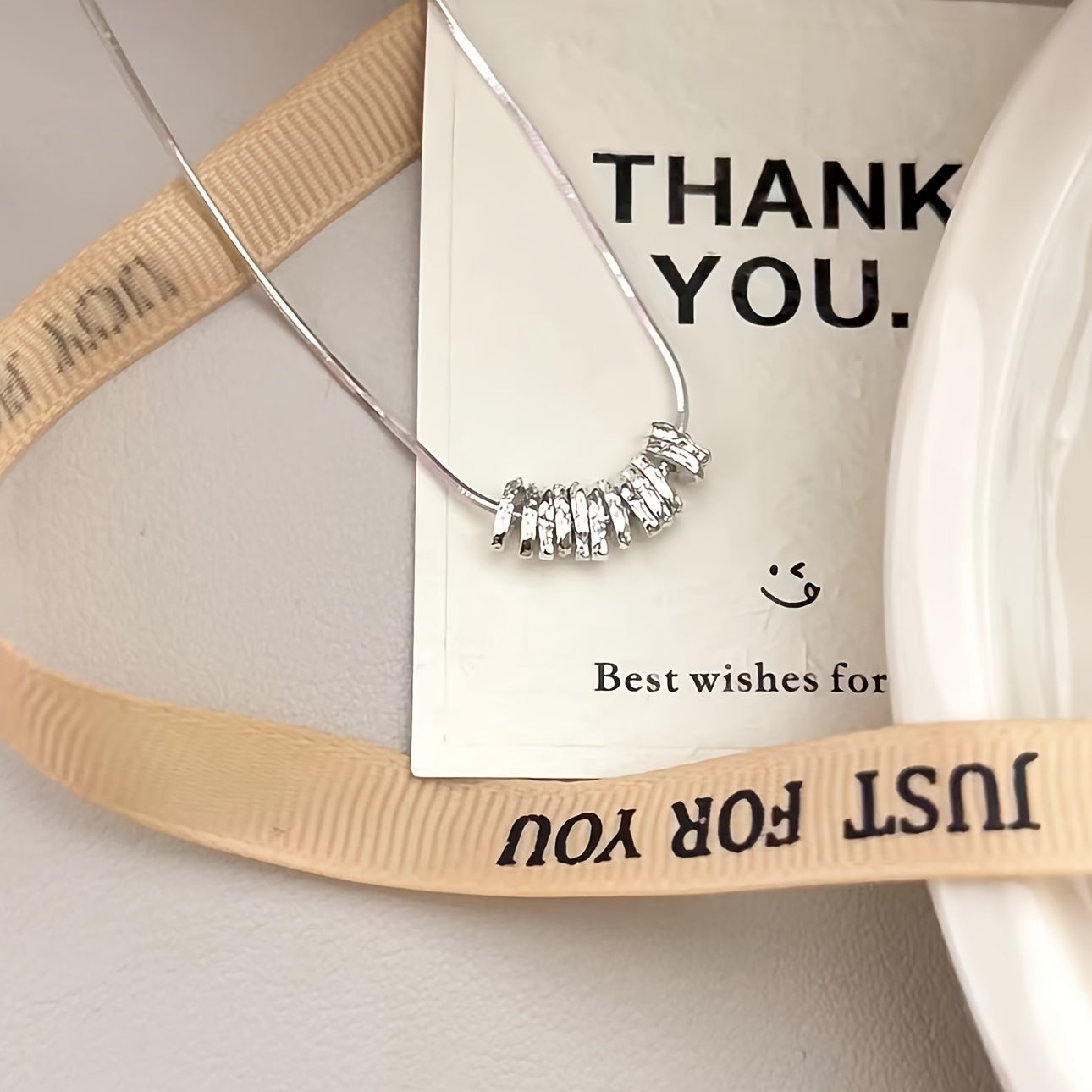 [Elegant Sterling Necklace] Hypoallergenic 925 Sterling Silvery Elegant Necklace For Women - Perfect Daily Gift, All-Season Wear
