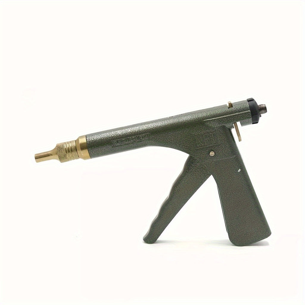 Tire Plugger Tubeless Tire Wheel Repair Gun Kit, Essential Tool for Car Owners And Mechanics, Mushroom Plug Probe Nozzle for Easy And Fast Fixing, Compact Design, Durable Construction Sturdy Build Reinforced Components, DIY Repairers Auto Enthusiasts, Tir