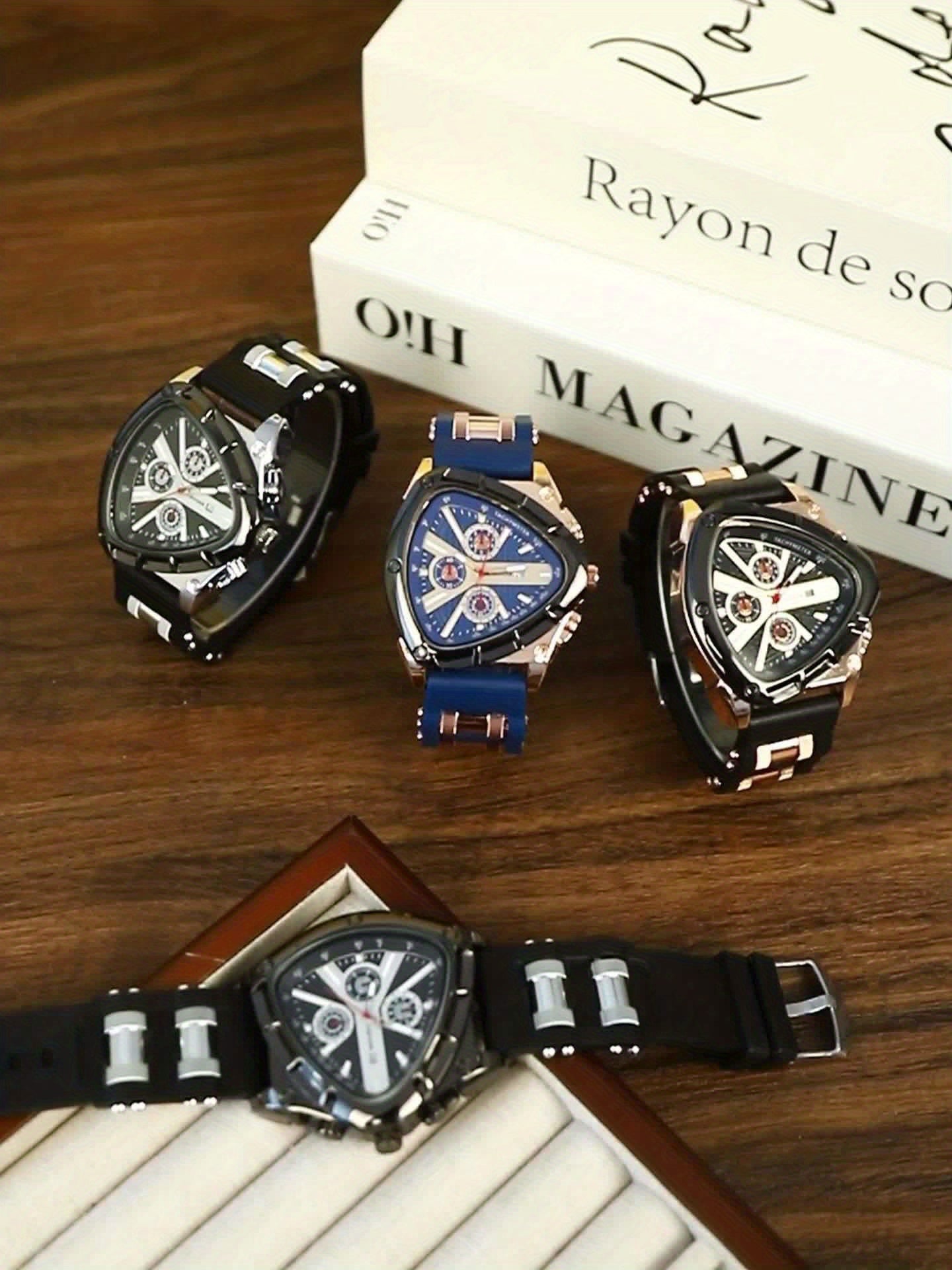2/1pc/Set Mens Watches for Men, Casual Fashion Mens Quartz Men Watches with Date Calendar Display, Pointer Display, Work And Daily Decoration, Thanksgiving, Christmas The Perfect Gift, Mens Watches Clearance Deal, Reloj Para Hombre.