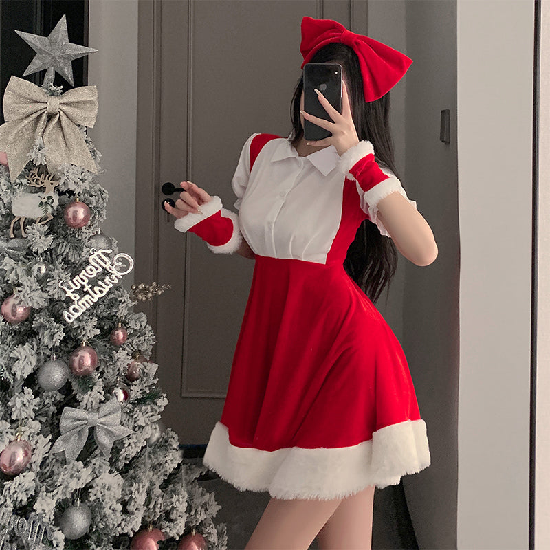 SD-6221 New Christmas outfit sexy pure desire cute plush sexy lingerie slim female uniform suit