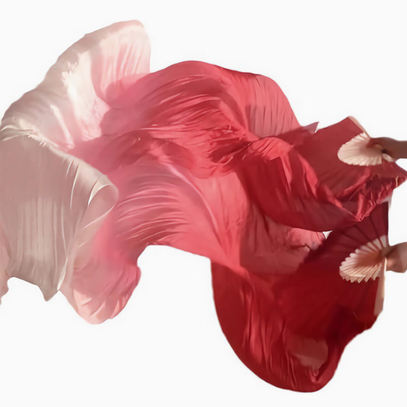 2pcs Folding Dance Fans | Party Carnival Supporting Performance Hand Fans Summer Women'S Folding Fans - 4 Colors to Choose from