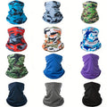 12Packs Sun Face Mask Cooling Neck Gaiter Balaclava Bandana for Men Women Scarf Breathable Neck Gaiter Face Scarf Mask Sun Bandana Running Windproof Bandana for Men Women Hiking, Cycling, Sports, Fishing
