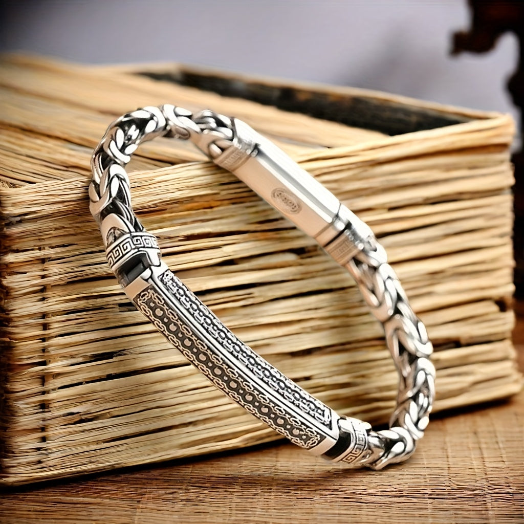 [925 Pure Silver Bracelet] S925 Sterling Silver  Bracelet, a Modern and Light Luxury Style Bracelet for Women, Elegant and Versatile