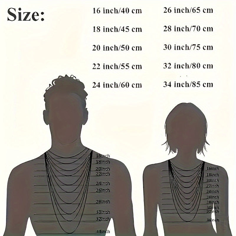 2pcs Luxury Hip-hop Set - Unisex - Fashionable Necklace And Bracelet Combination -18K Gold Plated 18K Gold Plated-plated Snake Chain Design Suitable For Parties And Birthday Gifts, Available In Multiple Sizes 18 20 22 24 26 28 Inches