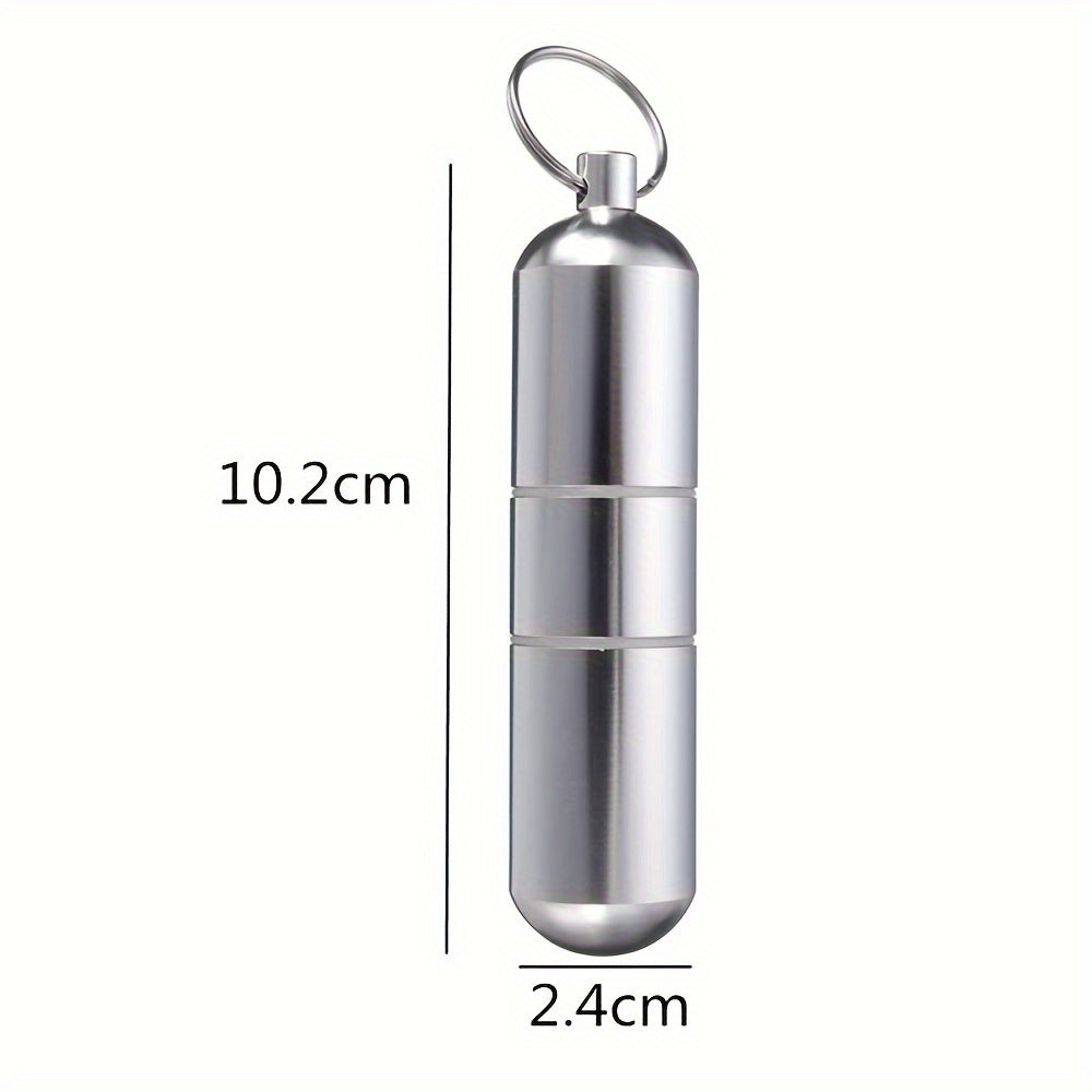 4 Pack Multipurpose Mini Portable Cigarette Case Holder With Keychain, Pill Box, Toothpicks Storage Container, Christmas gifts