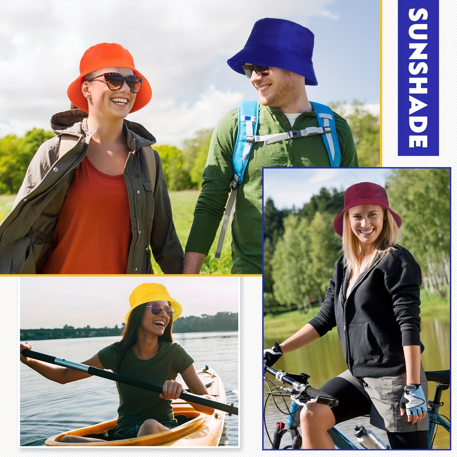 30 Pieces Solid Bucket Hat Bulk Packable Fishing Hats Travel Bucket Hat Beach Fishing Cap For Women Men