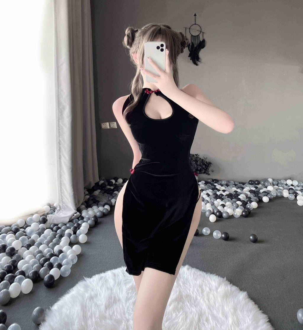 T-2295  Chinese style sex and emotional fun cheongsam