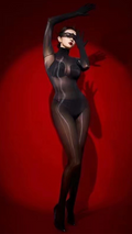 W-2002  Sex Temptation Seamless Bodysuit Tight-fitting Wrap Whole Body Tights Tights Full Body Tights Oily Shine