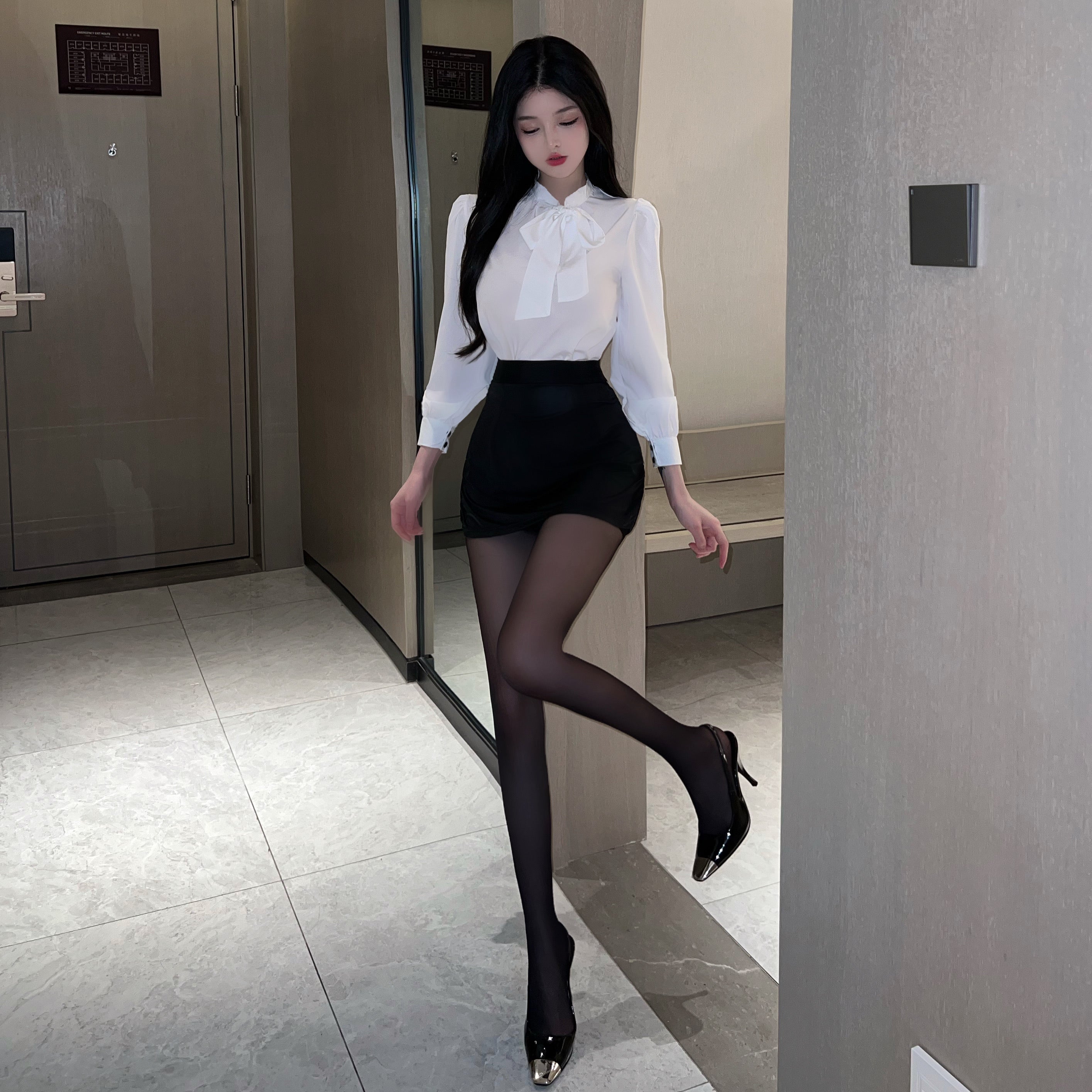 T-2516 OL uniform seduction teacher suit nightclub