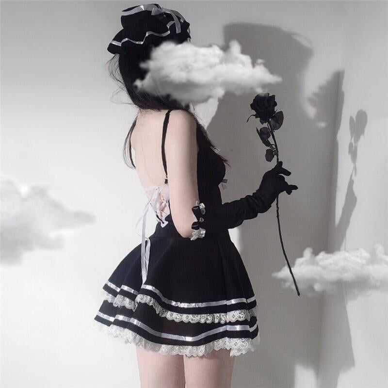 T-A175 role-playing sexy maid dress