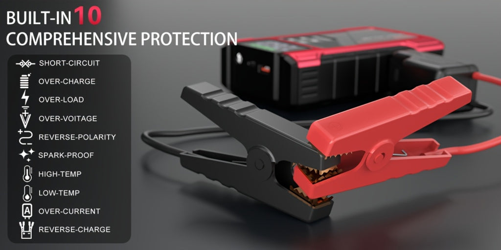 [Portable Car Jump Starter] 4000A Portable Car Jump Starter With Air Compressor, Suitable For 12V(8.0L Gas, 6.5L Diesel) Jump Starter Battery PackWith150 PSl Tire Inflator, 12V Car Battery Jump Power With LED Light, Car Accessories Tools, Car Emergency Ki