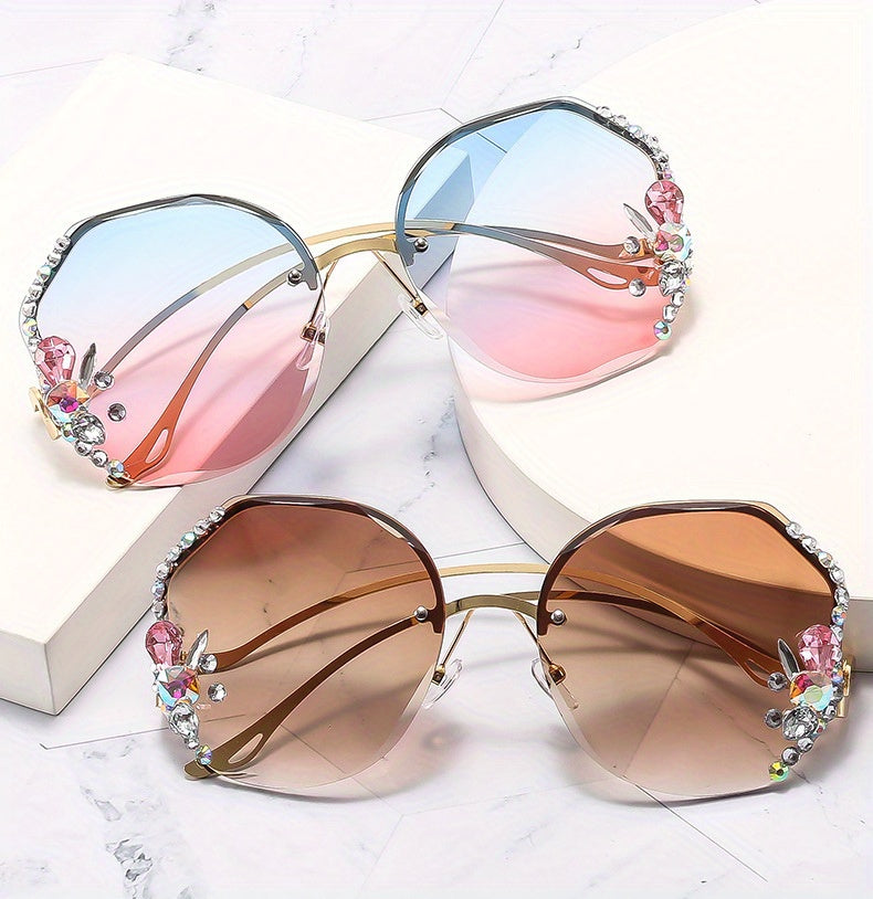 VIUIRNKA Women'S with Case - Premium Diamond-Accented Fashion Design, Durable for Daily Wear, Parties, Summer Essential, And Christmas Valentine Gift