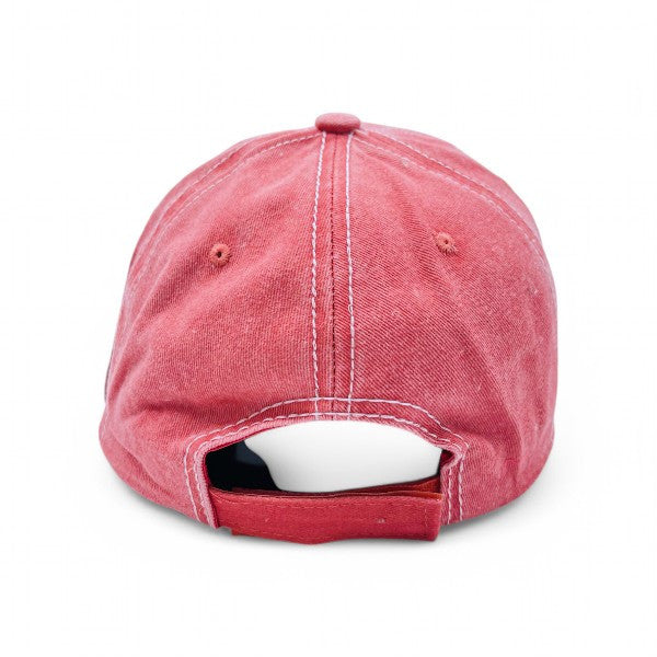 99 Problems But Beach ain't one Vintage Distressed Embroidered Baseball Cap For Women - 100% Cotton, Breathable, Casual, Adjustable, UV Protection