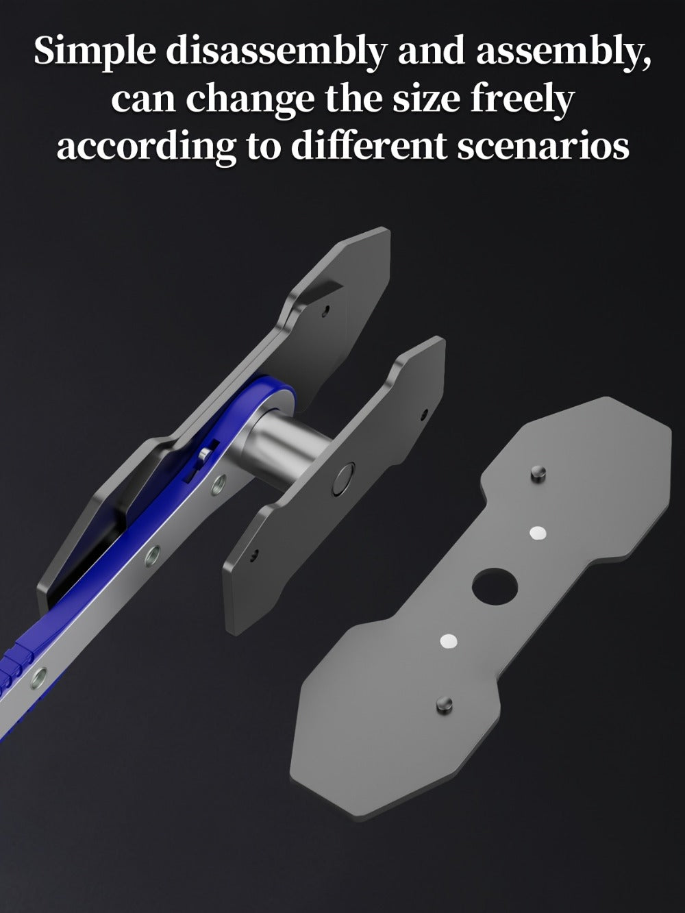 Brake Caliper Press Tool Car Piston Spreader Pad 360 Degree Swing Ratchet Hand Wrench Expander For Single Twin Quad Piston Disc Brake Vehicle