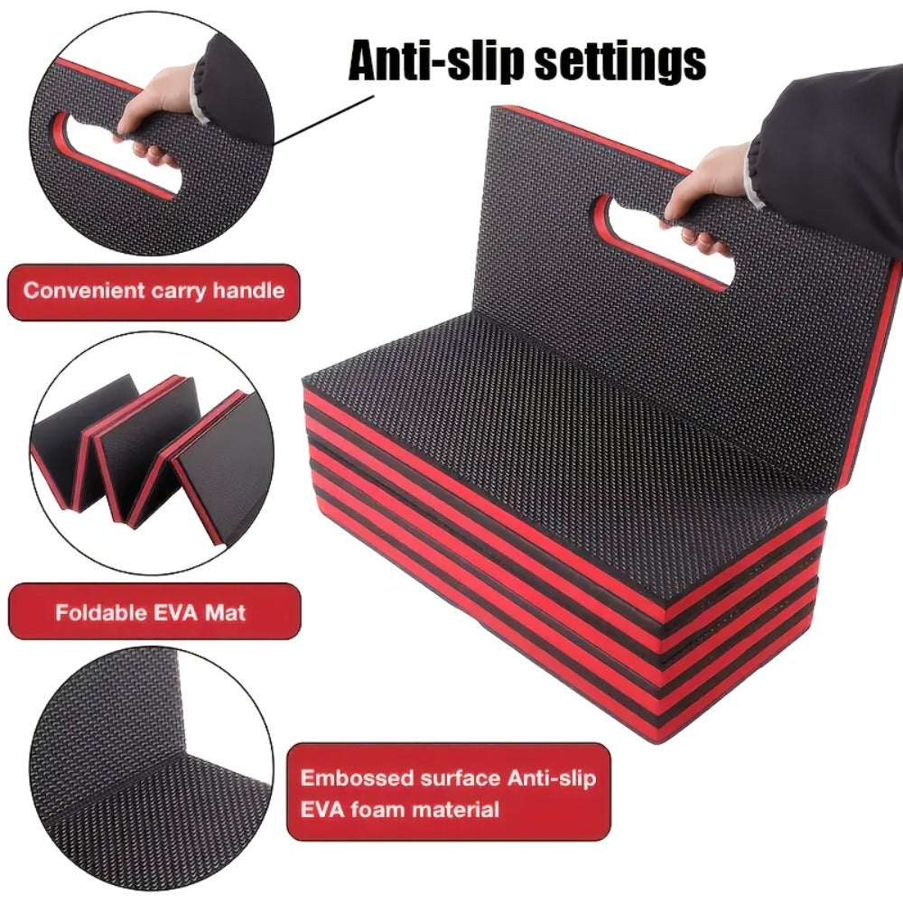 1/2pcs EVA Car Repair Work Pad - Foldable, Lightweight, Thermal Insulation And Waterproof Multi-purpose Pad, Suitable for Outdoor Repair, Camping, Hiking - Portable Ergonomic Design Durable EVA Material Pad, Multi-function