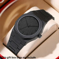 [ Men Watch ] Men'S Casual Sports Watch, Black Dial Quartz Watch | Minimalist Watch Design | Classic Watch | Durable Watch for Men Gift