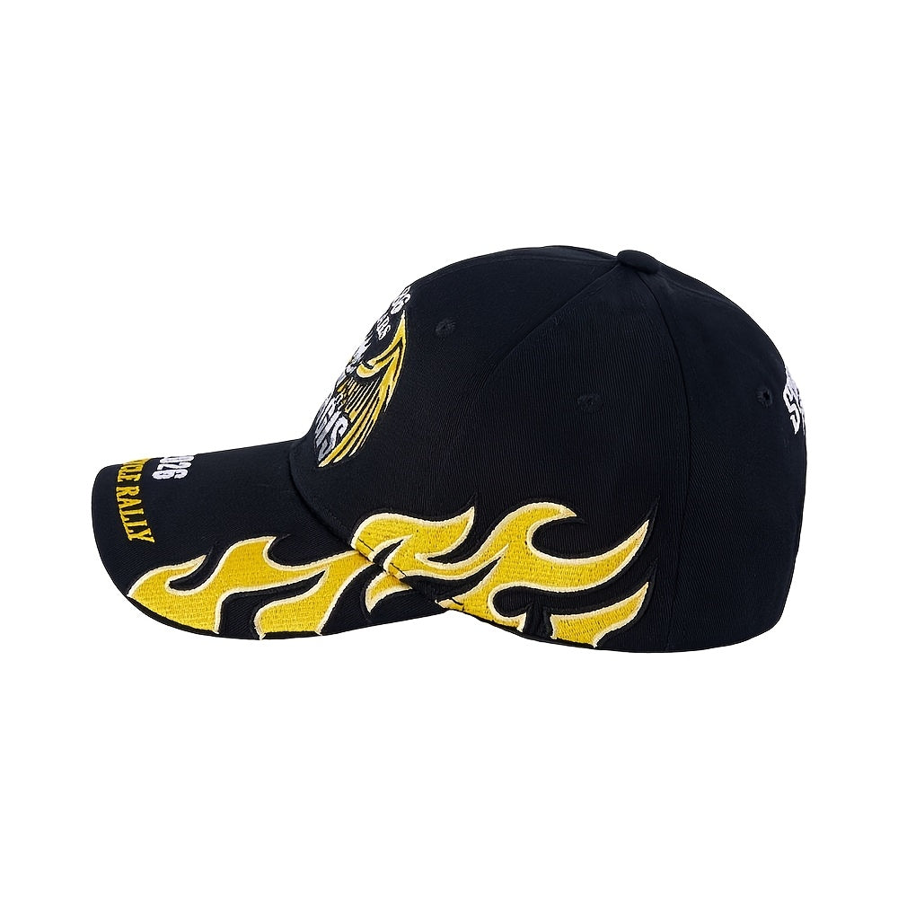 Sturgis 2026 Embroidered Souvenir Cap: A Comfortable, Adjustable Hat for The 86Th Motorcycle Rally, Perfect Gift for Bikers