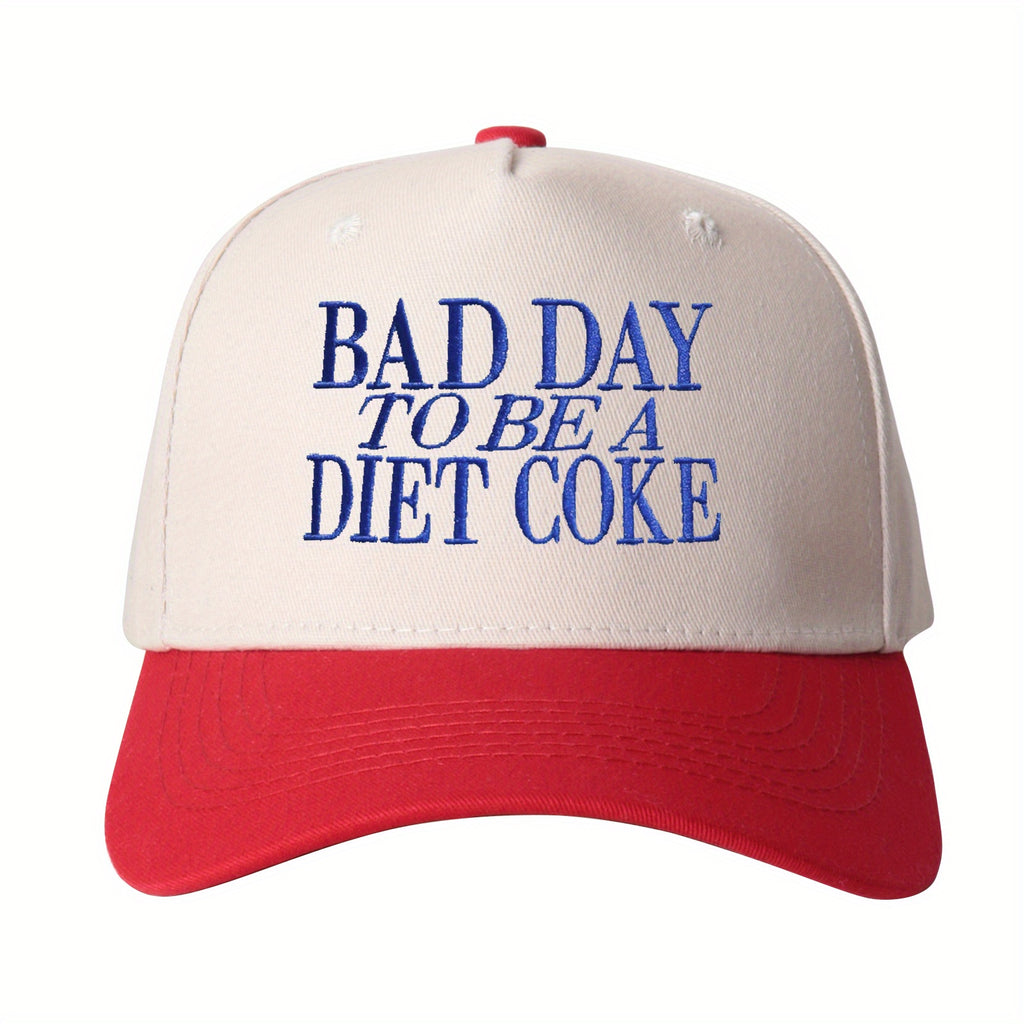 Bad Day to Be A Letter Embroidered Trucker Hat Unisex Novelty Fun Gift Perfect for Weekend Parties