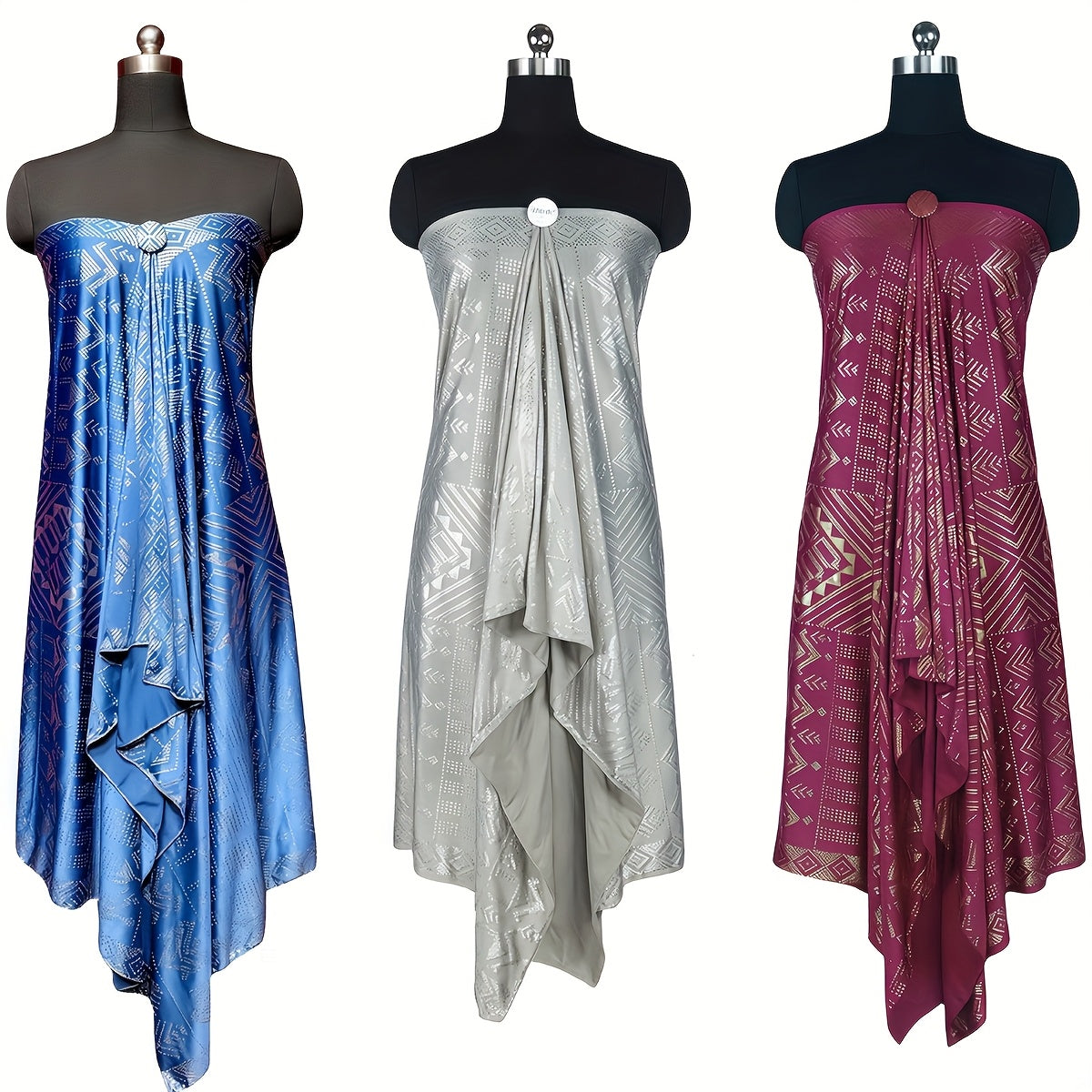 Elegant 3pcs Set: Soft & Stretchy Milk Fiber Shawls for Women - Warm, Windproof Scarves with Gift Buckle - Perfect for Fall/Winter Travel & Casual Outings