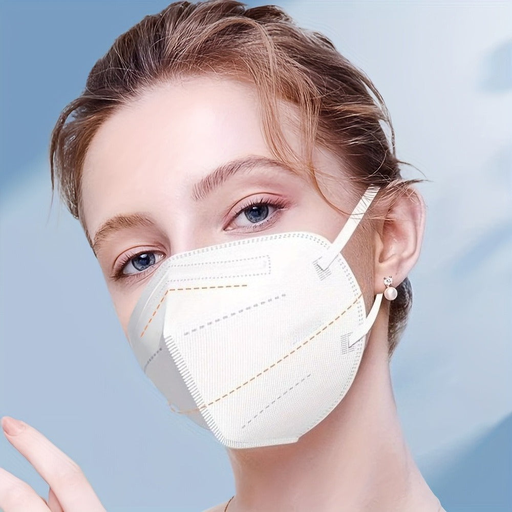 Individually Wrapped Disposable Face Masks Suitable for Most Face Shapes - Breathable Windproof Warmth Retention, Elastic Ear Loops & Comfortable Fit for Daily Use, Travel, School, Work - Individually Wrapped for Hygiene (No)