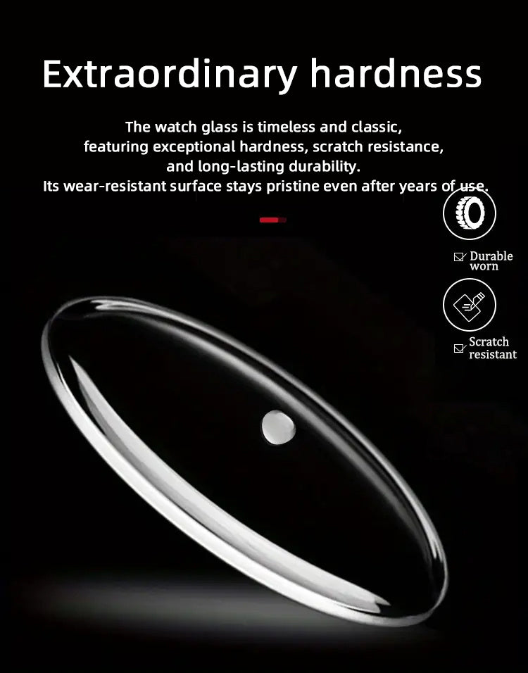 [Luxury Stainless Steel] Men's Watch Business Wear Luxury Casual Stainless Steel Date Men's Watch, Without Battery
