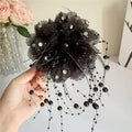 Feathers,, Tassels, Flowers, Hair Clips, Fluffy Peony Flowers, Grabbing Clips, Showing Hair Volume, Shark Clips, Temperament, Headflowers, Hair Accessories