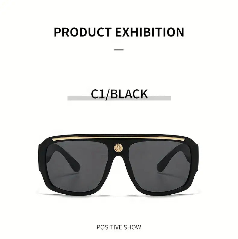 3pcs Retro Men'S, Lightweight Frame Polarized Glasses, Unisex, Suitable for Trips And Casual Wear, Ideal Holiday Gift