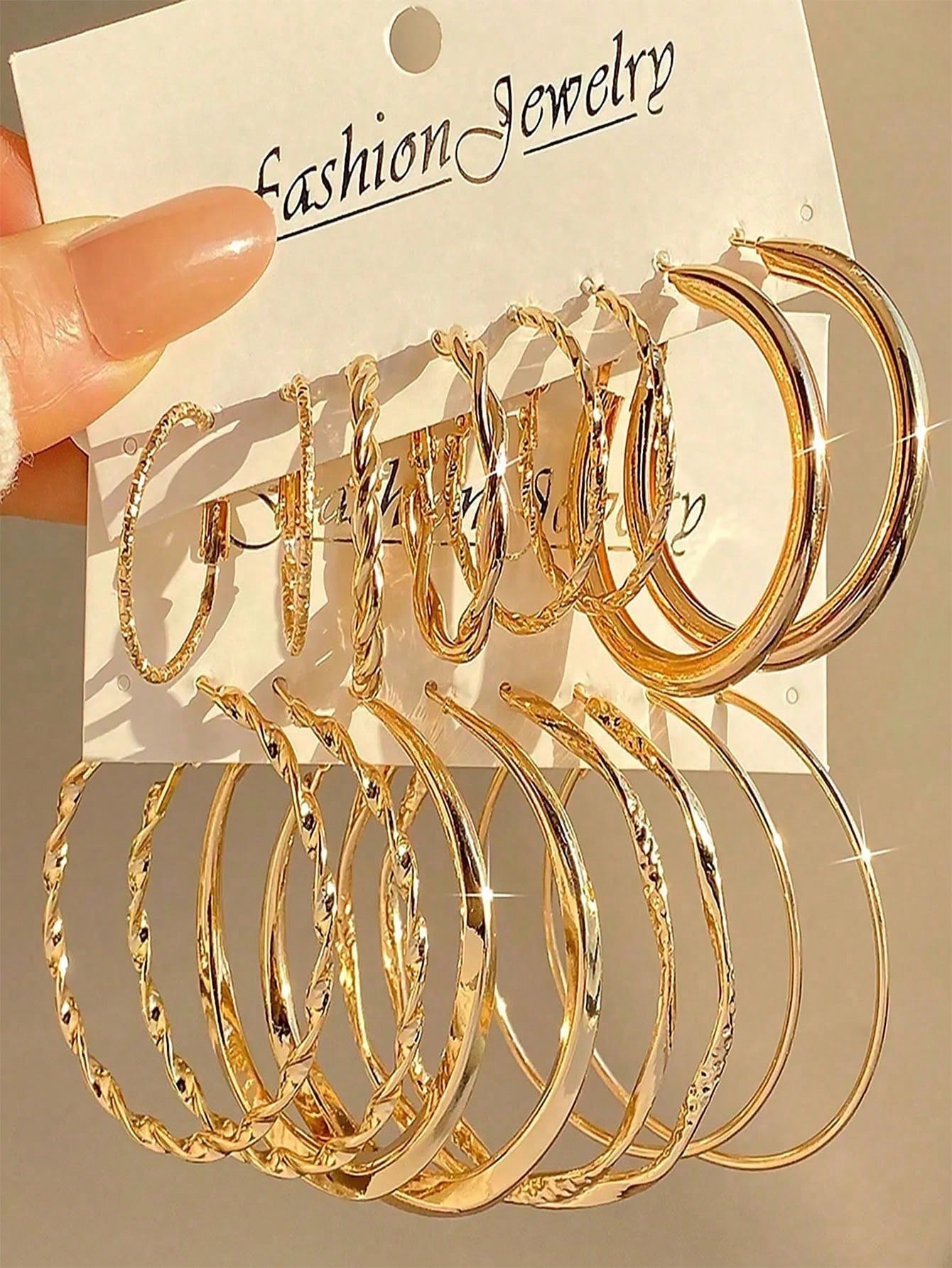 16pcs of minimalist, luxurious and sexy metal twist earrings - Women's daily/ party jewelry, a cute gift for her, hypoallergenic design, gift set, jewelry and stock,  Elegant Design, Durable Material, Statement Pieces, Fashion Jewelry, Jewelry Lovers