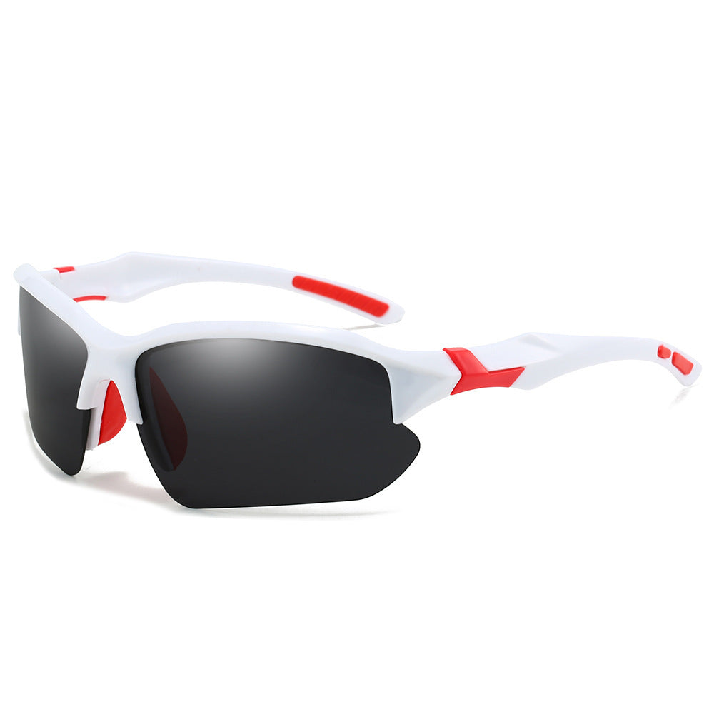 3pcs/ 10pcs New Cross-Border Outdoor Sports, Skiing, Driving Half-Frame Polarized Sunglasses Men'S Running Fishing Sunglasses Sun Protection Lightweight Goggles