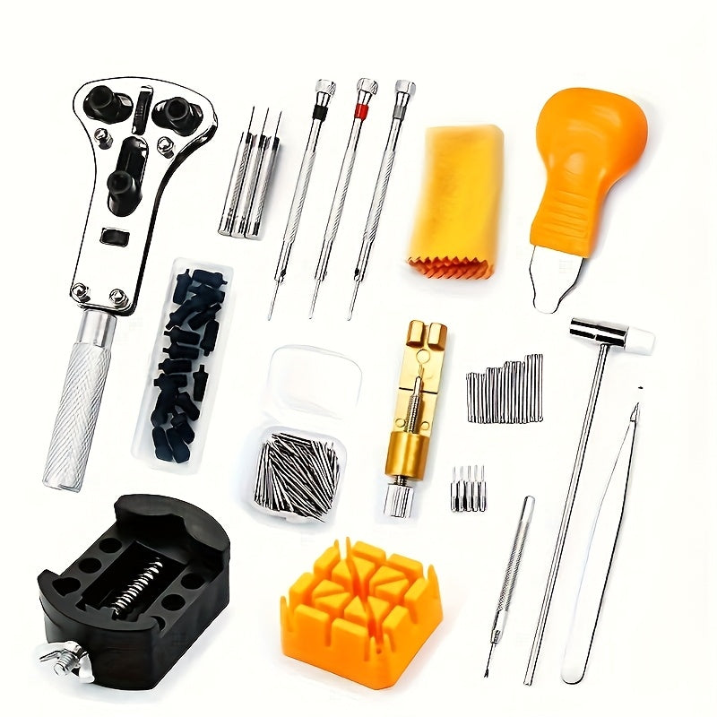 Multi-Piece Set Watchmaker Watch Repair Tools Kit, Case Remover Opener Bar Set, Convenience Clock Tool