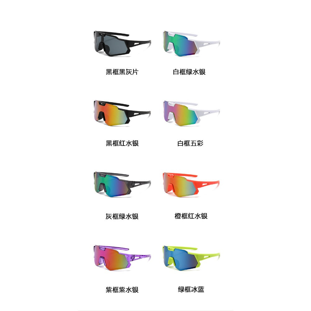 Set of 8 New Stylish Oversized Glasses for Outdoor Sports, Suitable for Both Men And Women, Perfect for Parties And Photos