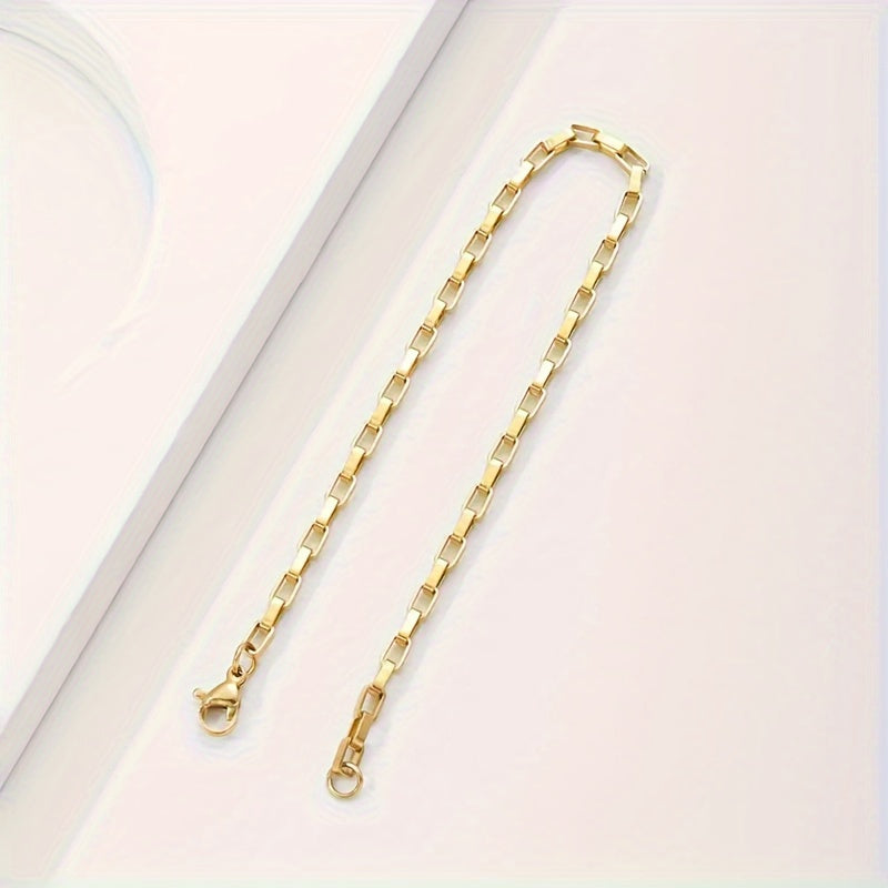 1pc Vintage Boho Style 18K Gold Plated, 925 Silver Women's Fashion Bracelet, Daily Wear All-Season Jewelry