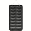 [Glasses Organizer 16 Pockets] Hanging Glasses Organizer With 16 Pockets, Foldable Felt Eyewear Storage Bag With Wall-Mounted Design, Space-Saving Sunglasses Holder For Household Use