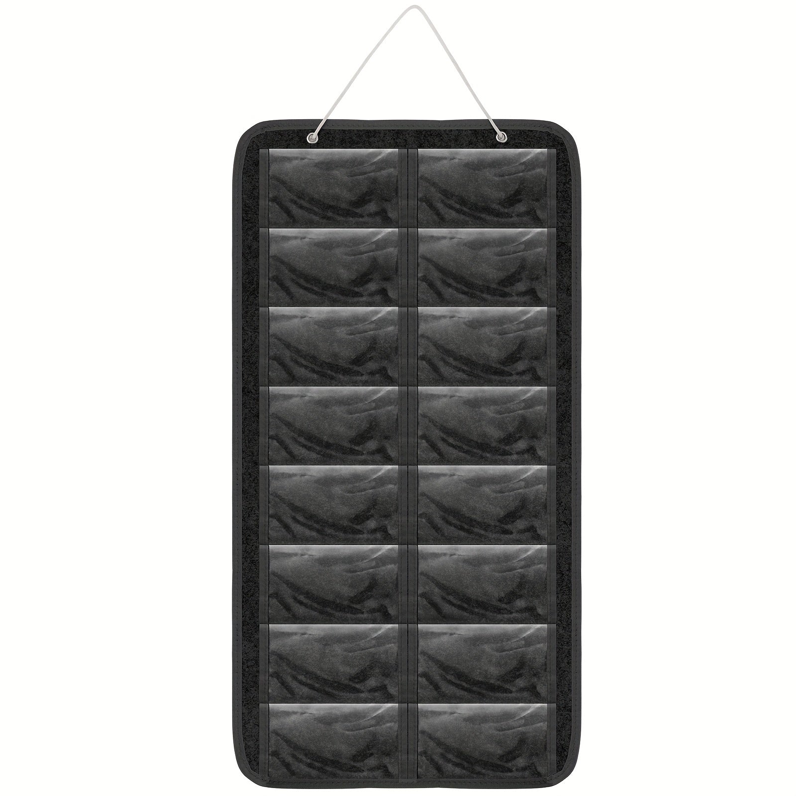[Glasses Organizer 16 Pockets] Hanging Glasses Organizer With 16 Pockets, Foldable Felt Eyewear Storage Bag With Wall-Mounted Design, Space-Saving Sunglasses Holder For Household Use