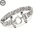 925 Sterling Silver Classic Women's Bracelet | Event/ Graduation/ Valentine's Day Exclusive Jewelry, Special Occasion Gift Box, Gratitude Gift, Suitable as a Birthday, Christmas Gift or as a Graduation Gift for Loved Ones.