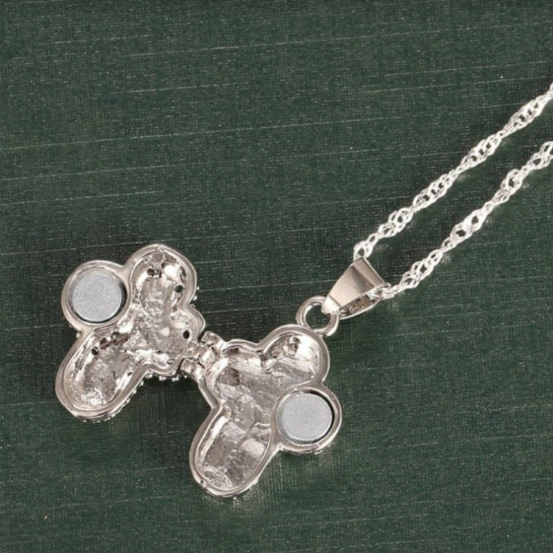 Vintage Bohemian Cross Pendant Necklace Holiday Gift Anniversary Gift Birthday Party Jewelry