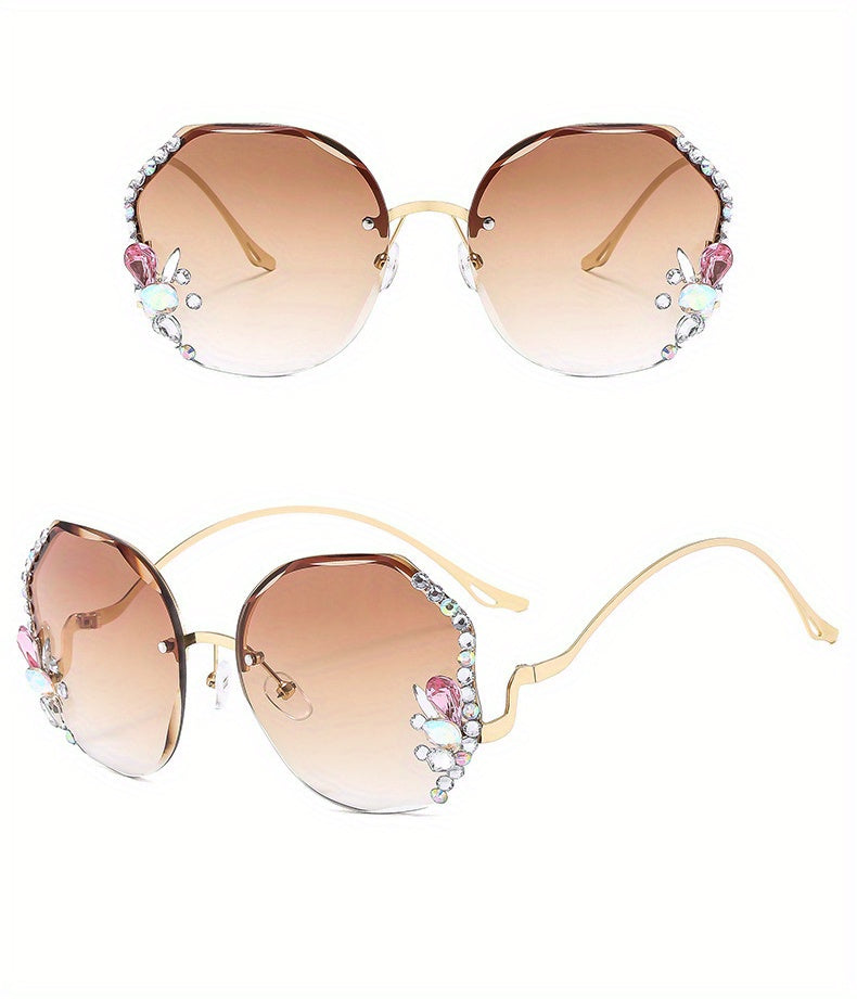 VIUIRNKA Women'S with Case - Premium Diamond-Accented Fashion Design, Durable for Daily Wear, Parties, Summer Essential, And Christmas Valentine Gift