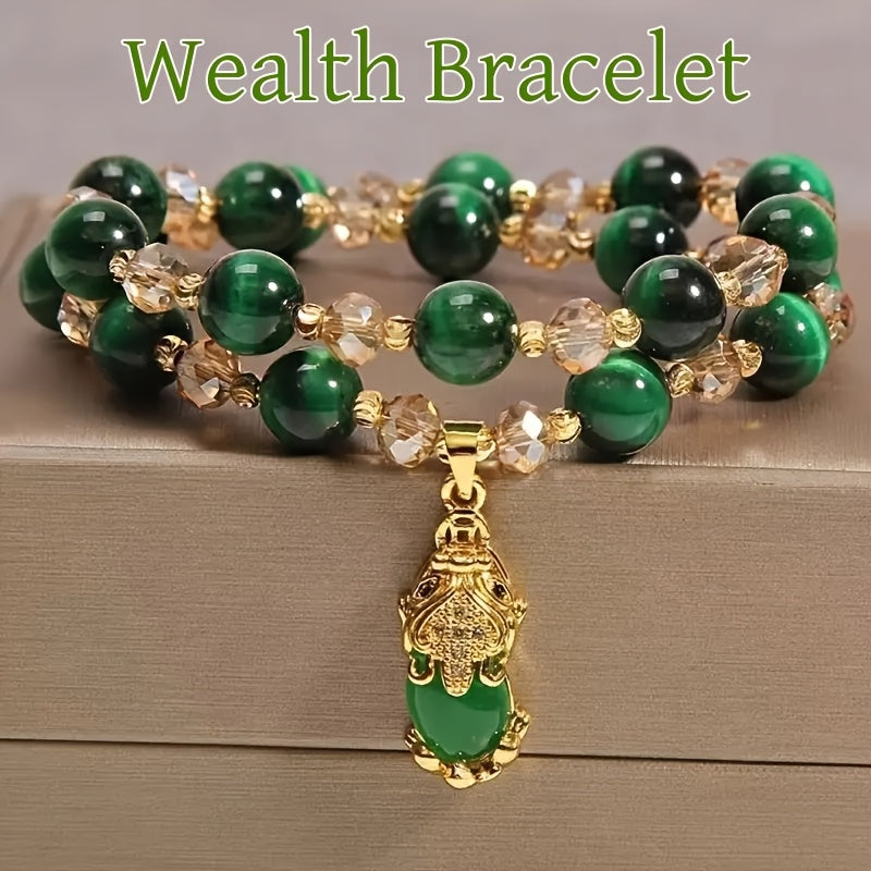 Fortune Blue Show Bracelet, Peace And Good Luck Bracelet, Jewelry Gift - Bringing Tranquility And Good Luck - The Perfect Gift for Thanksgiving And Christmas for Your Lover