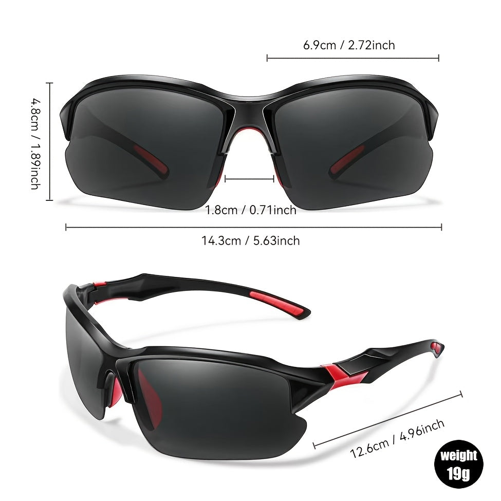 7 Pairs of Stylish And Handsome Square Frame Glasses, Trendy Style