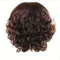Women's -Looking Short Loose Curly Wig - Full Cover Elderly/Middle-Aged Mom Hairpiece Suitable for Daily Wear, Parties, Theater Costumes - Comfortable & Versatile Elderly Woman Wig