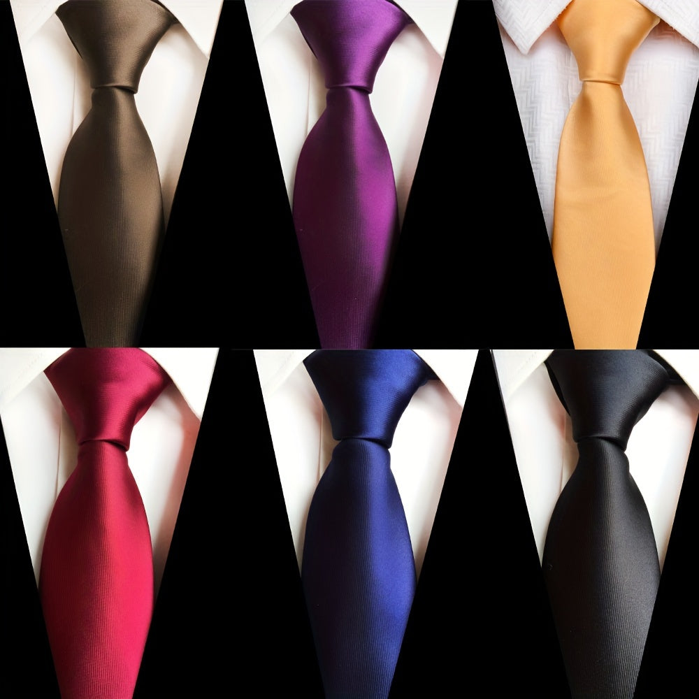 Men's Formal Tie Six Colors in a Bundle