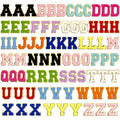 78pcs of Chenille Letter A-Z Self-adhesive Patch, Hat Jacket Jeans Clothes Patch Mixed Color