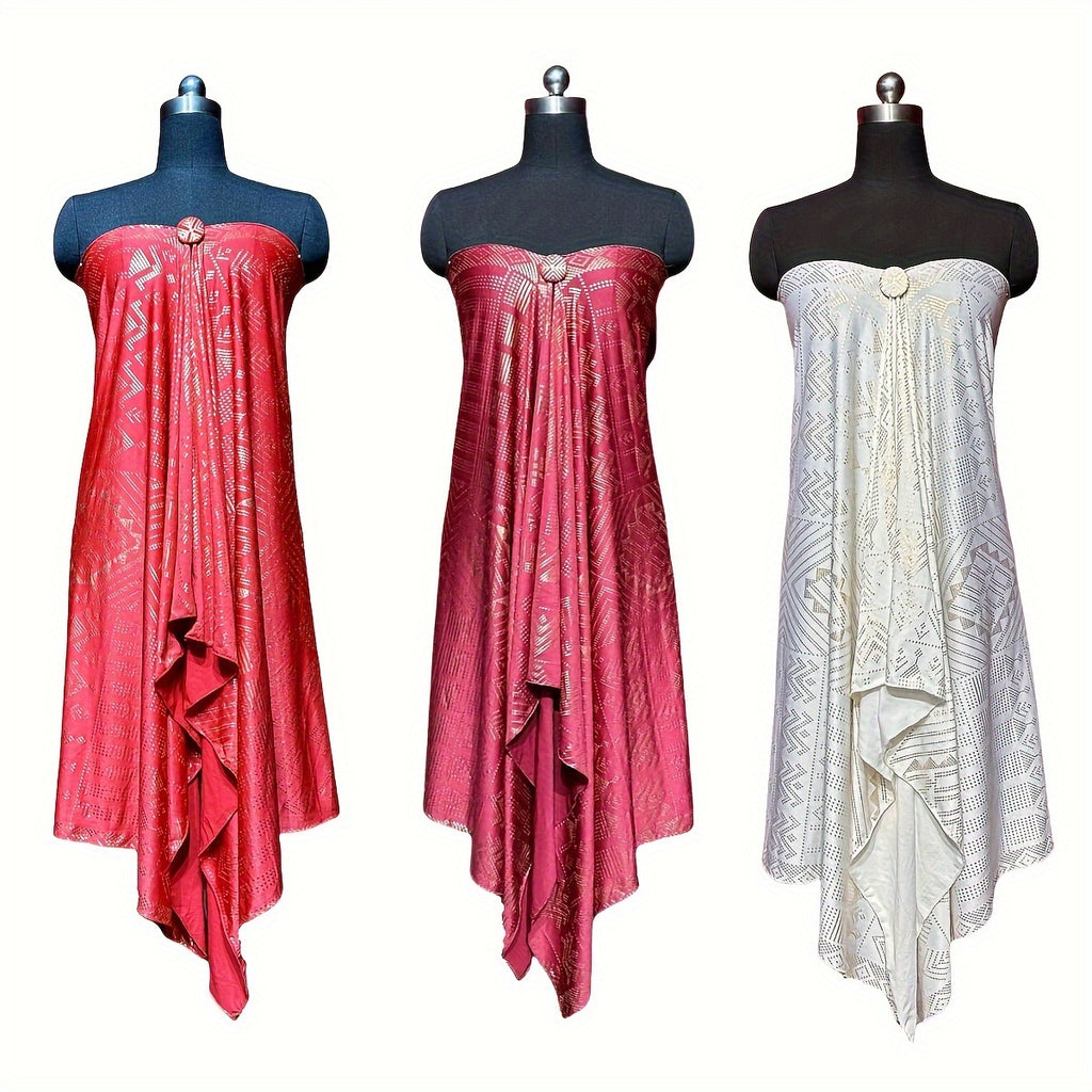 Elegant 3pcs Set: Soft & Stretchy Milk Fiber Shawls for Women - Warm, Windproof Scarves with Gift Buckle - Perfect for Fall/Winter Travel & Casual Outings