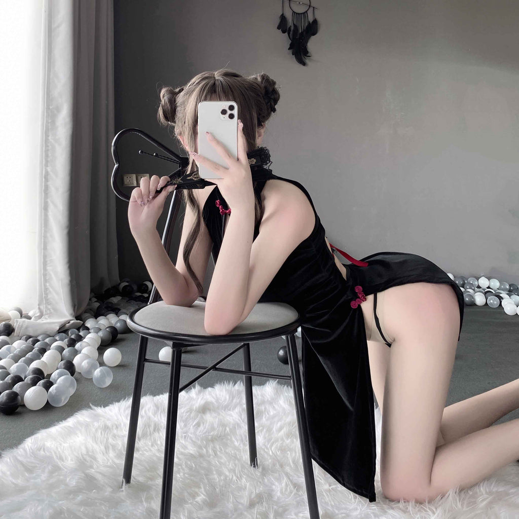 T-2295  Chinese style sex and emotional fun cheongsam